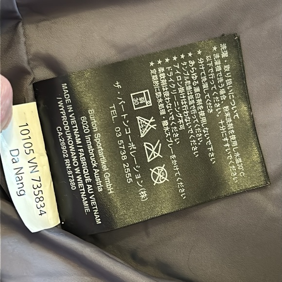 Burton dry ride ski/snow pants W sz L black - Picture 10 of 16